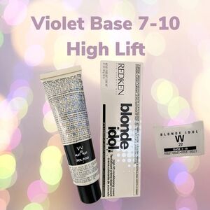 Redken Blonde Idol High Lift Conditioning Cream Hair Color 2 oz -Violet …